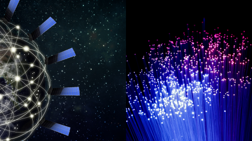 Leo satellite vs Fibre Optic